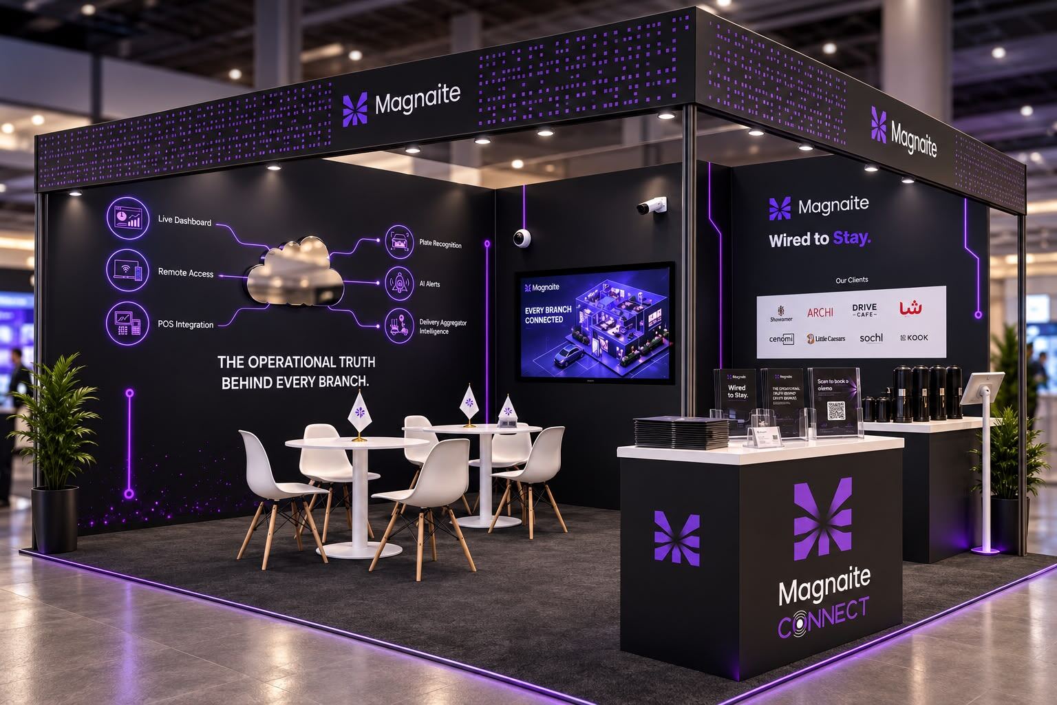 Magnaite booth concept render at FFCC KSA 2026.
