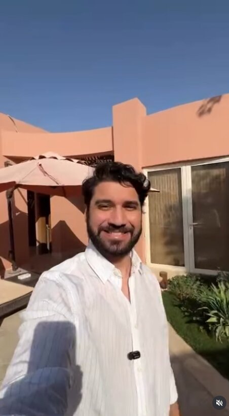 Goot Resorts Instagram post: 'Summer is calling' — villa courtyard creative.